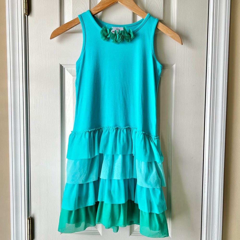 Hanna Andersson Tiered Dress - Girls Size 130